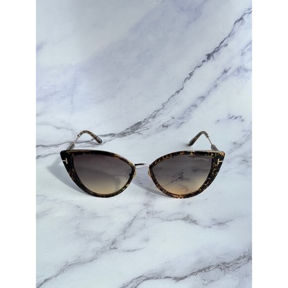 NEW Tom Ford FT0868 Anjelica Cat Eye Sunglasses Animal Print main image 8
